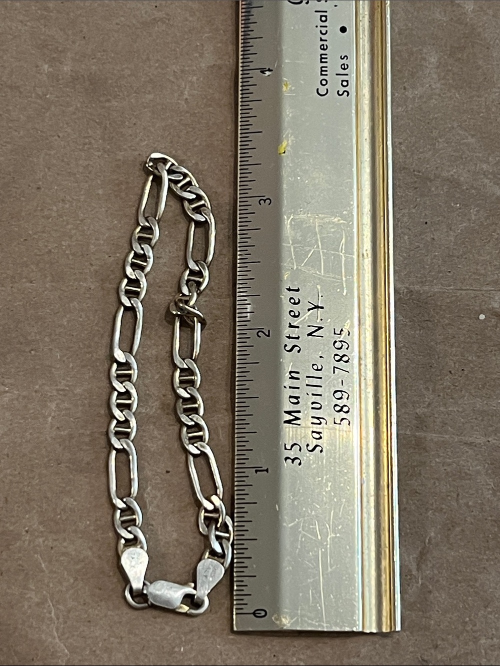 Danecraft vintage Sterling 925 Link Bracelet - Silver, marked - Picture 4 of 6